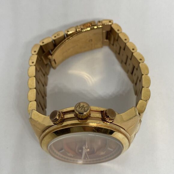 Michael Kors Runway MK8096 Womens Stainless Steel Analog Dial Quartz Watch MP713 - Picture 8 of 12